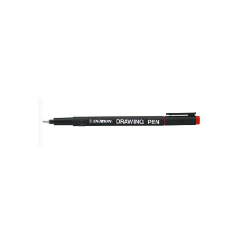 SNOWMAN DRAWING PEN 0,1 ROSSO -12pz FT700.01.R