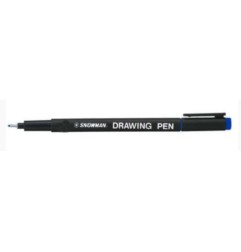 1 - SNOWMAN DRAWING PEN 0,1 BLU -12pz FT700.01.BLU