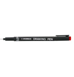 1 - SNOWMAN DRAWING PEN 0,05 ROSSO -12pz FT700.005.R