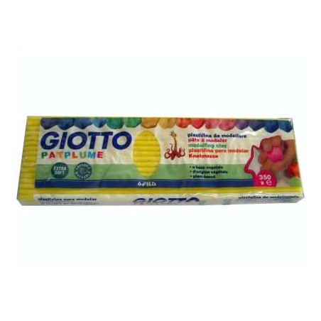 FILA Plastilina Patplume Giotto colore giallo 350 gr 510101