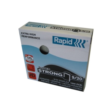 1 - 1000 pezzi Punti Rapid-Se 9/20 Super Strong 24871700