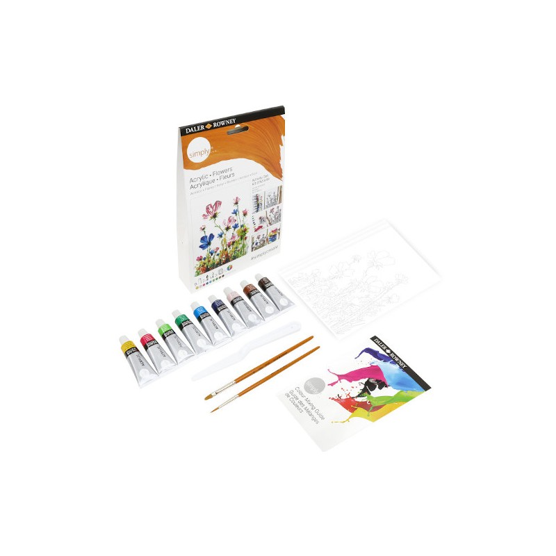 DALER ACTIVITY SET COLORI ACRILICI SOGG. FIORI D126500112