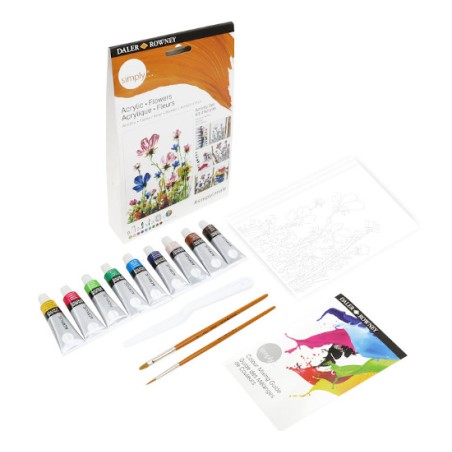 DALER ACTIVITY SET COLORI ACRILICI SOGG. FIORI D126500112