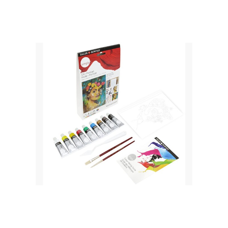 DALER ACTIVITY SET COLORI A OLIO SOGG. RITRATTO D118500112