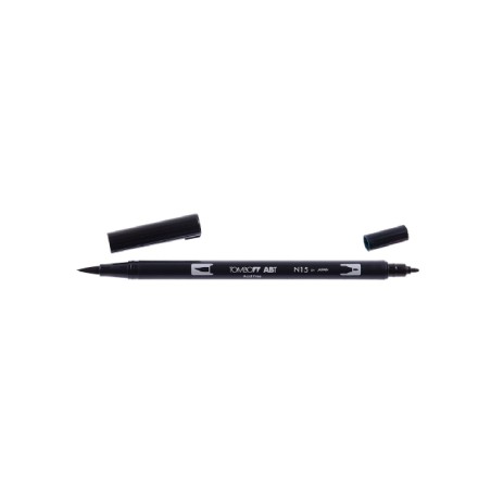 1 - PENNARELLI TOMBOW ABT DUAL BRUSH 6PZ PABT-N15 NERO