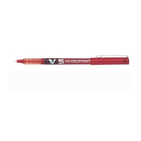 1 - PILOT Penna Roller Tecpoint V5 05 grip colore rosso 011692