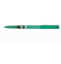 1 - PILOT Penna Roller Tecpoint V5 05 grip colore verde 011693