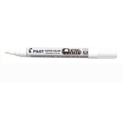 1 - Pennarello Marker Pilot Super Color bianco medio 002456