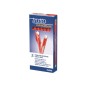 Tratto Cancellik Penna Biro Cancellabile Rossa con Cappuccio Punta 1 mm 826102