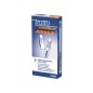 Tratto Cancellik Penna Biro Cancellabile Arancione con Cappuccio Punta 1 mm 826107