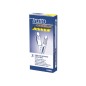 Tratto Cancellik Penna Biro Cancellabile Gialla con Cappuccio Punta 1 mm 826109