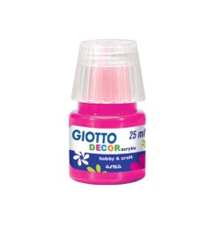 1 - FILA Colori a Tempera GIOTTO Decor Acrilici 25 mL Magenta 538110