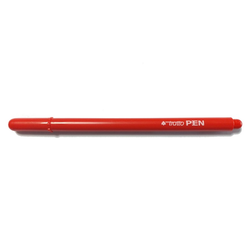 FILA Tratto Pen Metal Penna a Punta Sintetica Colore ROSSO 12 Pezzi 830702