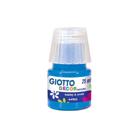 FILA Colori a Tempera GIOTTO Decor Acrilici 25 mL Blu Cobalto 538116