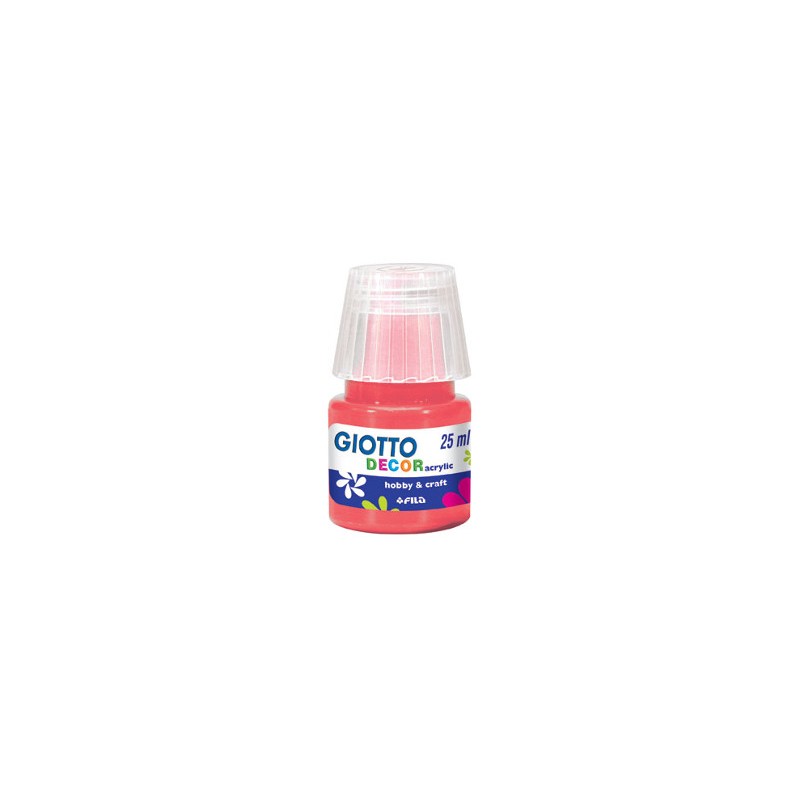 FILA Colori a Tempera GIOTTO Decor Acrilici 25 mL Vermiglio 538107