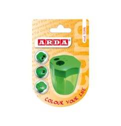 1 - ARDA Temperamatite TURN a 2 Fori in Plastica con Serbatoio 625