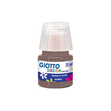 FILA Colori a Tempera GIOTTO Decor Acrilici 25 mL Terra D'ombra 538123