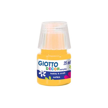 FILA Colori a Tempera GIOTTO Decor Acrilici 25 mL Giallo Oro 538103