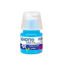 1 - FILA Colori a Tempera GIOTTO Decor Acrilici 25 mL Azzurro Cielo 538118