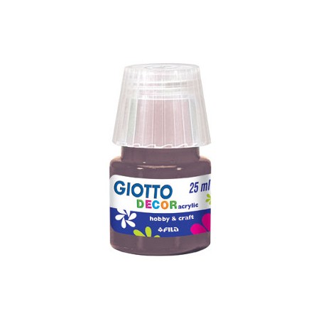 FILA Colori a Tempera GIOTTO Decor Acrilici 25 mL Seppia 538122