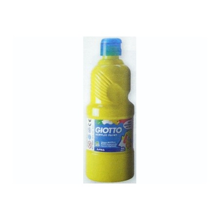 FILA Colori a Tempera GIOTTO Acrilici 500 mL Giallo 5337