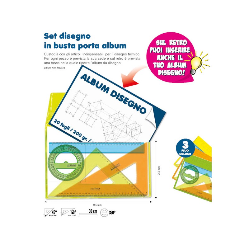 Arda Set disegno in busta con porta album KC60430