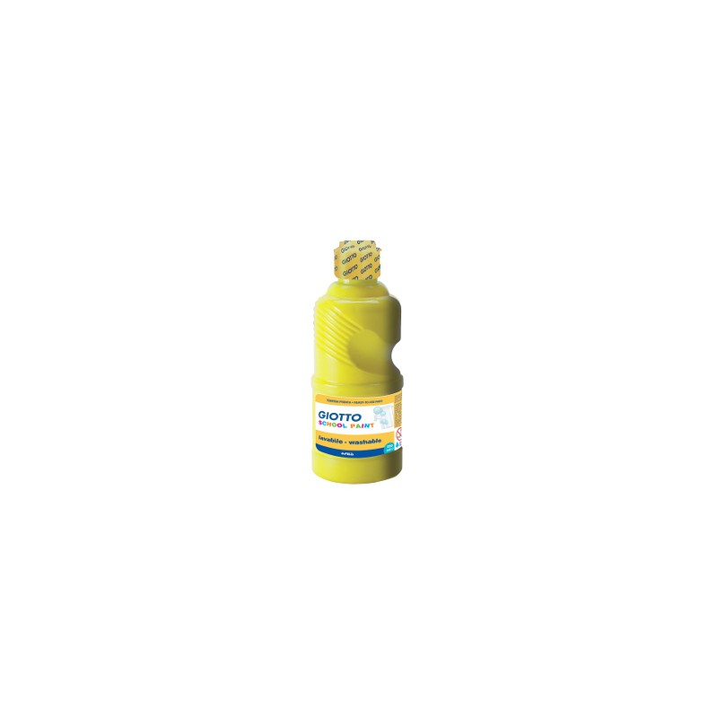 FILA Tempera SCHOOL PAINT Pronta GIOTTO Flacone da 250 mL Giallo Primario 5308