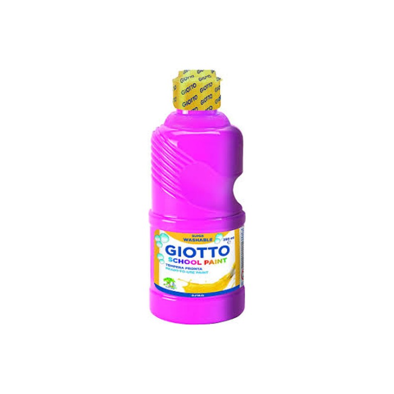 FILA Tempera SCHOOL PAINT Pronta GIOTTO Flacone da 250 mL Magenta 5308