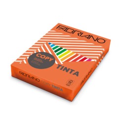 1 - FABRIANO  250 fogli Carta fotocopie Copytinta A4 160 gr arancio 62016021