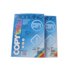 1 - FABRIANO  100 fogli Carta fotocopie Copytinta A4 200gr mix forti 69121297