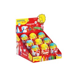 1 - FILA 9 PEZZI - GIOTTO BE-BE STICK&COLOR EGG PER BAMBINI 472700