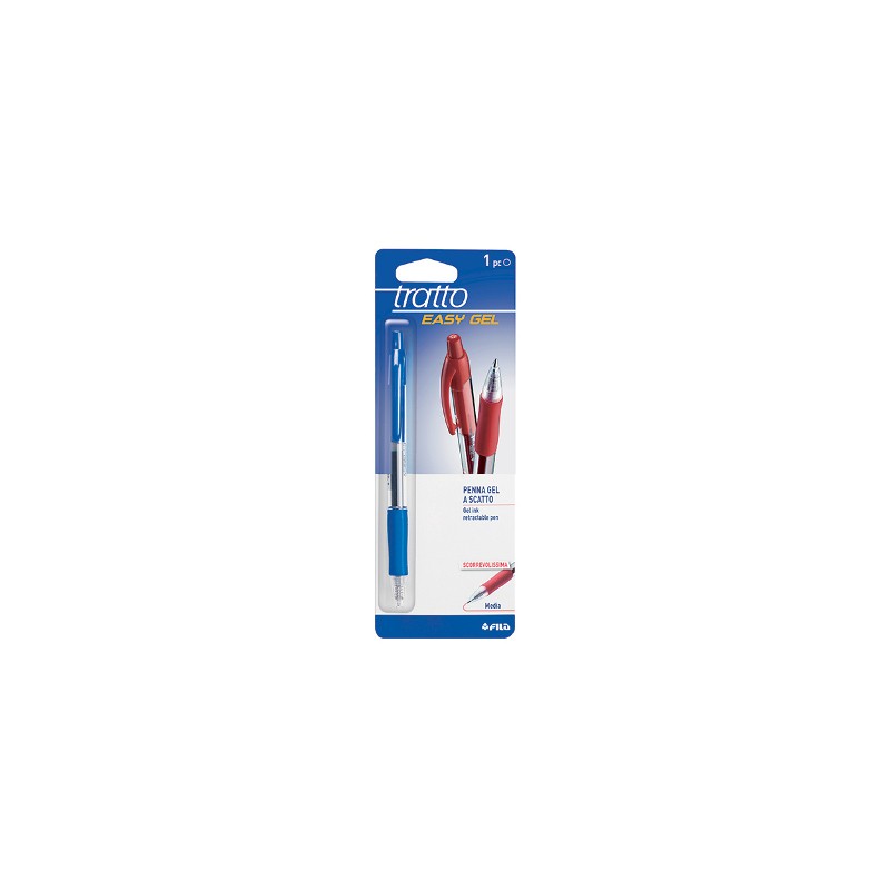 Penna Biro Tratto Easy Gel Fila colore blu 035301