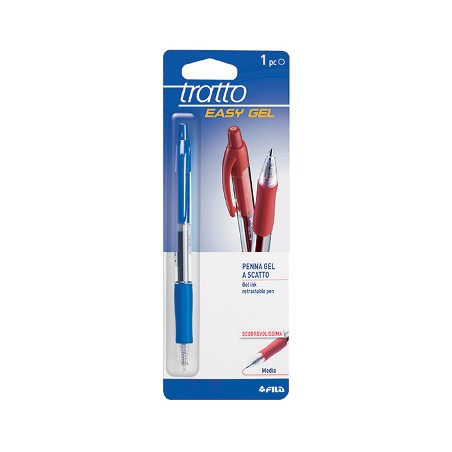 Penna Biro Tratto Easy Gel Fila colore blu 035301