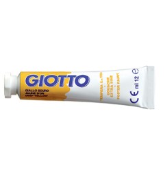 1 - FILA Colore a Tempera GIOTTO Tubetto 12 mL Giallo Scuro 04 3520