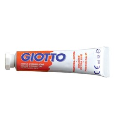 1 - FILA Colore a Tempera GIOTTO Tubetto 12 mL Vermiglione 07 3520