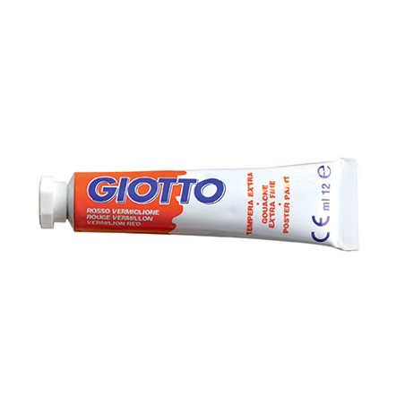 FILA Colore a Tempera GIOTTO Tubetto 12 mL Vermiglione 07 3520