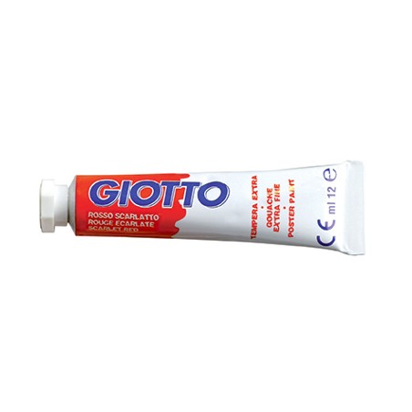 FILA Colore a Tempera GIOTTO Tubetto 12 mL Rosso scarlatto 08 3520