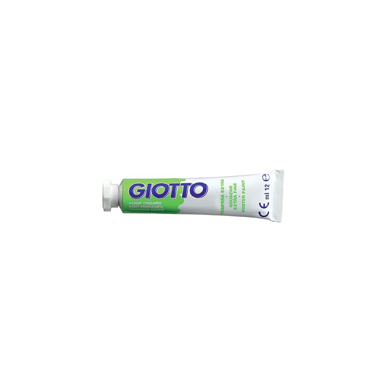 FILA Colore a Tempera GIOTTO Tubetto 12 mL Verde Cinabro 11 3520