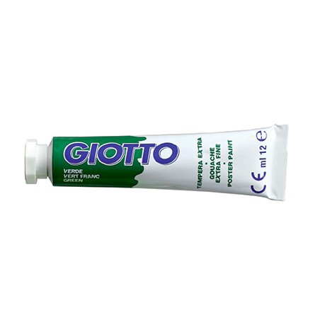 FILA Colore a Tempera GIOTTO Tubetto 12 mL Verde Brillante 12 3520