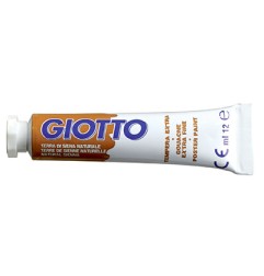 1 - FILA Colore a Tempera GIOTTO Tubetto 12 mL Terra di Siena Naturale 20 3520