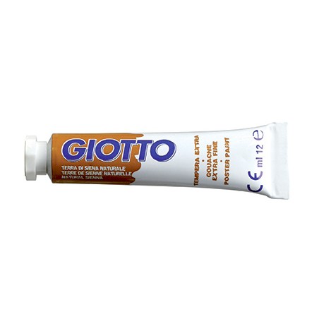 FILA Colore a Tempera GIOTTO Tubetto 12 mL Terra di Siena Naturale 20 3520