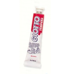 1 - FILA Colore a Tempera GIOTTO Tubetto 7,5 mL Bianco 01 3510