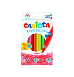 1 - 12 pz Pastelli Carioca Jumbo colori assortiti 41406