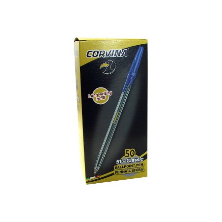 BIRO CORVINA 51 CLASSIC Set da 50 pz Colore BLU 40163/02