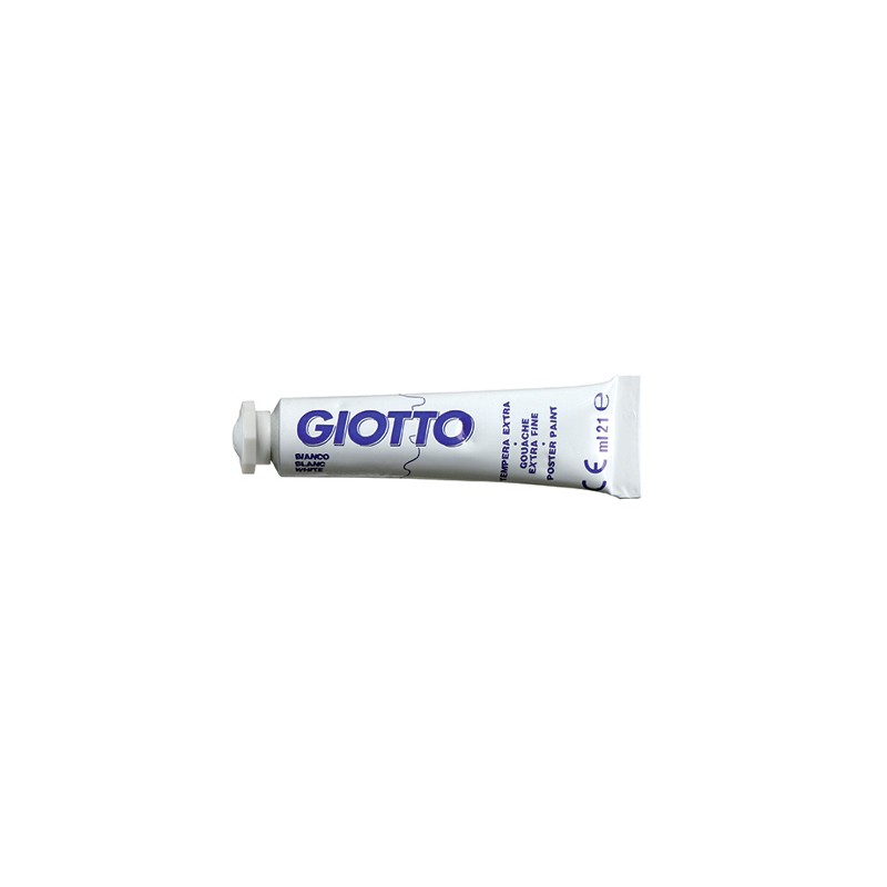 FILA Colore a Tempera GIOTTO Tubetto 21 mL Bianco 01 3550