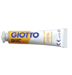 1 - FILA Colore a Tempera GIOTTO Tubetto 21 mL Giallo Scuro 04 3550