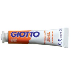 1 - FILA Colore a Tempera GIOTTO Tubetto 21 mL Arancio 05 3550