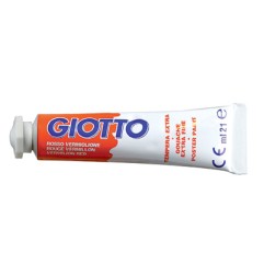 1 - FILA Colore a Tempera GIOTTO Tubetto 21 mL Vermiglio 07 3550