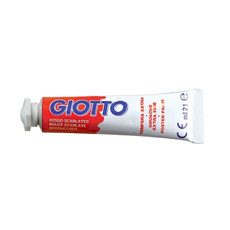 FILA Colore a Tempera GIOTTO Tubetto 21 mL Rosso Scarlatto 08 3550