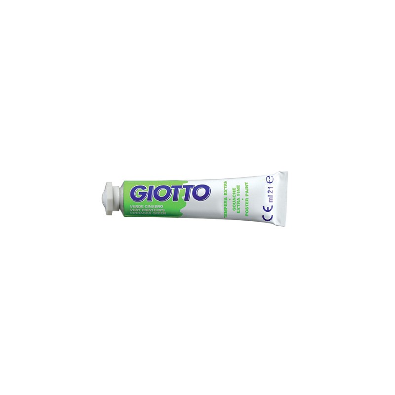 FILA Colore a Tempera GIOTTO Tubetto 21 mL Verde Cinabro 11 3550